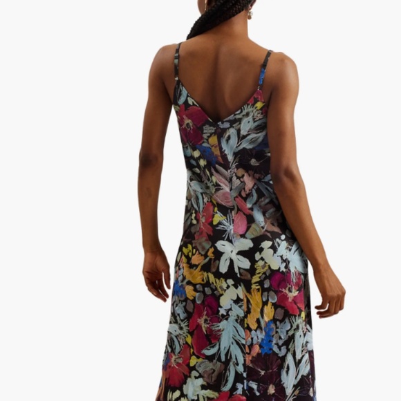 Ted Baker Printed Slip Midi Dress - Picture 2 of 5